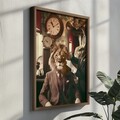 Tablou decorativ, GE051-L, Lemn, Multicolor