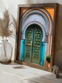 Tablou decorativ, GE121-L, Lemn, Multicolor