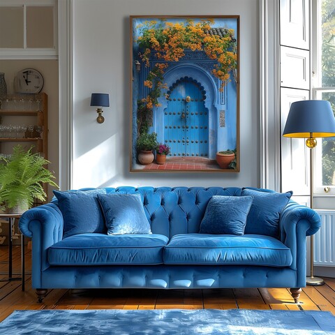 Tablou decorativ, GE127-L, Lemn, Multicolor