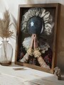 Tablou decorativ, GE130-L, Lemn, Multicolor