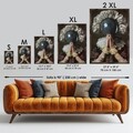 Tablou decorativ, GE130-L, Lemn, Multicolor
