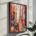 Tablou decorativ, GE174-L, Lemn, Multicolor