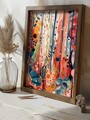 Tablou decorativ, GE174-L, Lemn, Multicolor