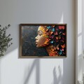 Tablou decorativ, GE243-L, Lemn, Multicolor