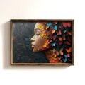 Tablou decorativ, GE243-L, Lemn, Multicolor