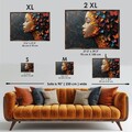 Tablou decorativ, GE243-L, Lemn, Multicolor
