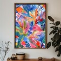 Tablou decorativ, GE022-L, Lemn, Multicolor