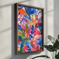 Tablou decorativ, GE022-L, Lemn, Multicolor