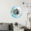 Tablou decorativ, UV-1149, ø30 cm, Multicolor