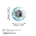 Tablou decorativ, UV-1149, ø30 cm, Multicolor