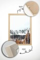 Set 2 tablouri decorative, Ersy2Lımodel40-Ahsap, Vopsea: 100% MDF (grosime: 2,7 mm), Multicolor