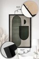 Tablou decorativ (2 Pieces), Ersy2Lımodel41-Negru, MDF (Grosime: 2,7 mm, Multicolor