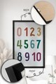 Tablou decorativ (2 Pieces), Ersy2Lımodel43-Negru, MDF (Grosime: 2,7 mm, Multicolor