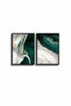 Tablou decorativ (2 Pieces), Ersy2Limodel4-Negru, MDF (Grosime: 2,7 mm, Multicolor