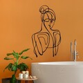 Decoratiune de perete, Sorella-1, (Grosime: 1,5 mm), Negru