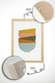 Tablou decorativ (3 Pieces), Artsycllct39, MDF, Multicolor