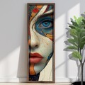 Tablou decorativ, EMR089, Lemn, Multicolor