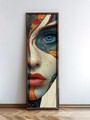 Tablou decorativ, EMR089, Lemn, Multicolor