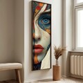 Tablou decorativ, EMR089, Lemn, Multicolor