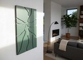 Tablou decorativ, Mint, Dimensiuni: 45 x 68 cm, Verde