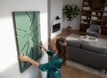 Tablou decorativ, Mint, Dimensiuni: 45 x 68 cm, Verde