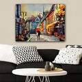 Tablou decorativ, 675958252_70100, Cadru: 100% LEMN (grosime: 3 cm), Multicolor