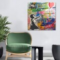 Tablou decorativ, CAM4124_5050, Dimensiune: 50 x 50 cm, Multicolor