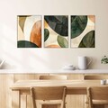 Tablou decorativ MDF (3 Pieces), Mdf, Imprimare digitala, Multicolor