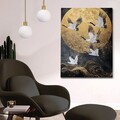 Tablou decorativ, KNV10270, Lemn (Grosime: 3 cm, Multicolor