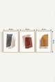 Tablou decorativ (3 Pieces), Artsycllct43, MDF, Multicolor