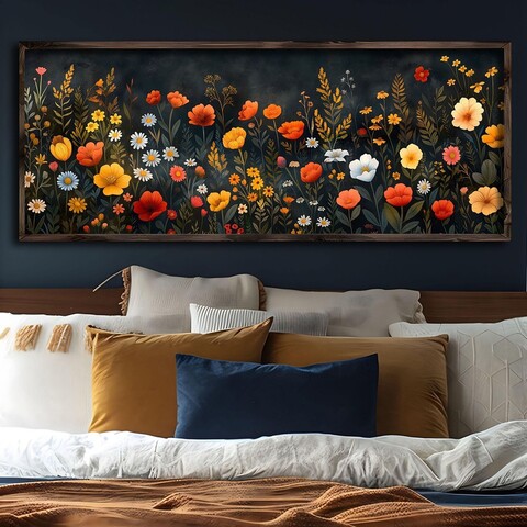 Tablou decorativ, GE009-S, Lemn, Multicolor