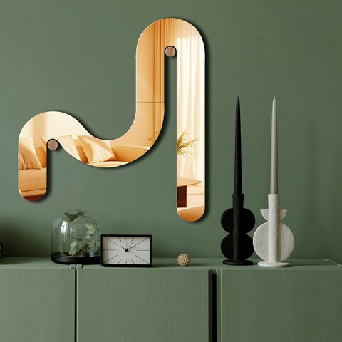 Oglinda decorativa, Ozgl509, Partea de jos: 100% EVA (Grosime: 10 mm), Auriu