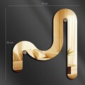 Oglinda decorativa, Ozgl509, Partea de jos: 100% EVA (Grosime: 10 mm), Auriu