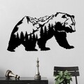 Decoratiune de perete, Orso-1, (Grosime: 1,5 mm), Negru