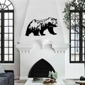 Decoratiune de perete, Orso-1, (Grosime: 1,5 mm), Negru