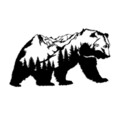 Decoratiune de perete, Orso-1, (Grosime: 1,5 mm), Negru