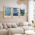 Tablou decorativ (3 Pieces), Huhu269, Lemn masiv (Grosime: 2 cm, Multicolor