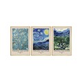 Tablou decorativ (3 Pieces), Huhu269, Lemn masiv (Grosime: 2 cm, Multicolor
