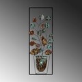 Decoratiune de perete, Alder, Dimensiuni: 32 x 90 x 4 cm, Multicolor