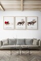 Set 3 tablouri decorative, Nwyearmdl16, MDF, Multicolor