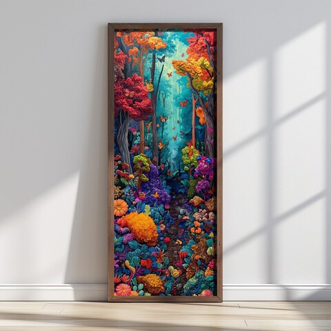 Tablou decorativ, LONG009-S/120-40, Imprimat UV, Multicolor
