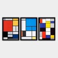 Tablou decorativ (3 Pieces), 3SC_UN3219929_3545, Polistiren (Grosime: 2 cm, Multicolor