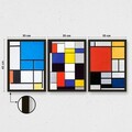 Tablou decorativ (3 Pieces), 3SC_UN3219929_3545, Polistiren (Grosime: 2 cm, Multicolor