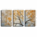 Tablou decorativ (3 Pieces), 3P4570GSC-019, Lemn, Multicolor