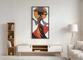 Tablou decorativ, Jade, Dimensiuni: 40 x 68 cm, Multicolor