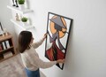 Tablou decorativ, Jade, Dimensiuni: 40 x 68 cm, Multicolor