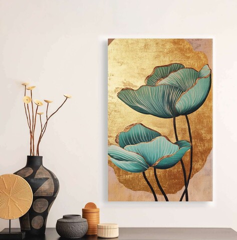 Tablou decorativ, YNS-1014-70 x 100, Lemn, Multicolor