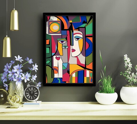 Tablou decorativ, 3752softsct-006, Înrămat: 100% LEMN (Grosime: 22 mm, Multicolor