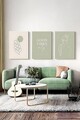 Tablou decorativ (3 Pieces), Artsyclct13, MDF, Multicolor