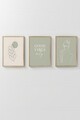 Tablou decorativ (3 Pieces), Artsyclct13, MDF, Multicolor